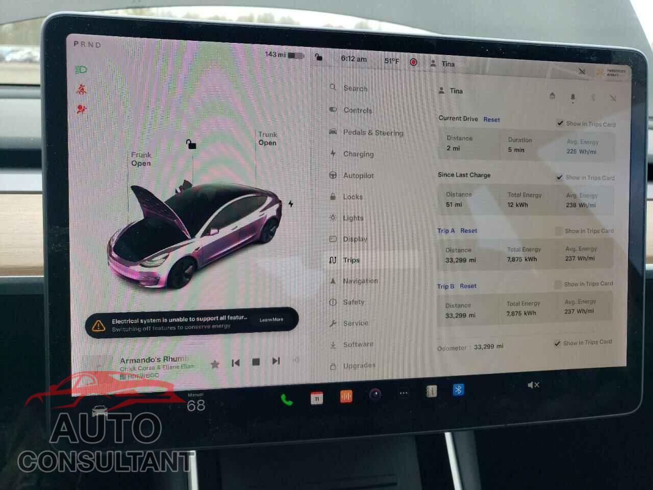 TESLA MODEL 3 2019 - 5YJ3E1EA1KF313410