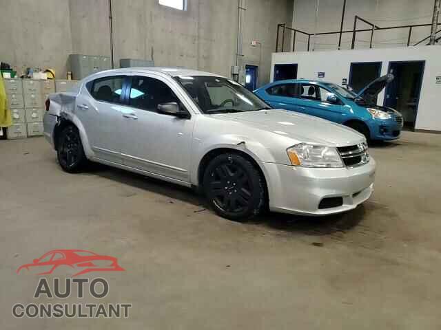 DODGE AVENGER 2012 - 1C3CDZAG0CN258936