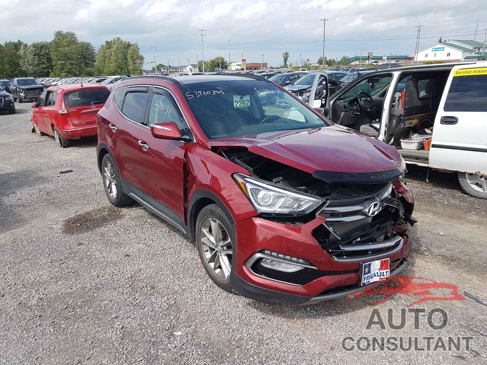 HYUNDAI SANTA FE 2017 - 5XYZUDLA8HG391699
