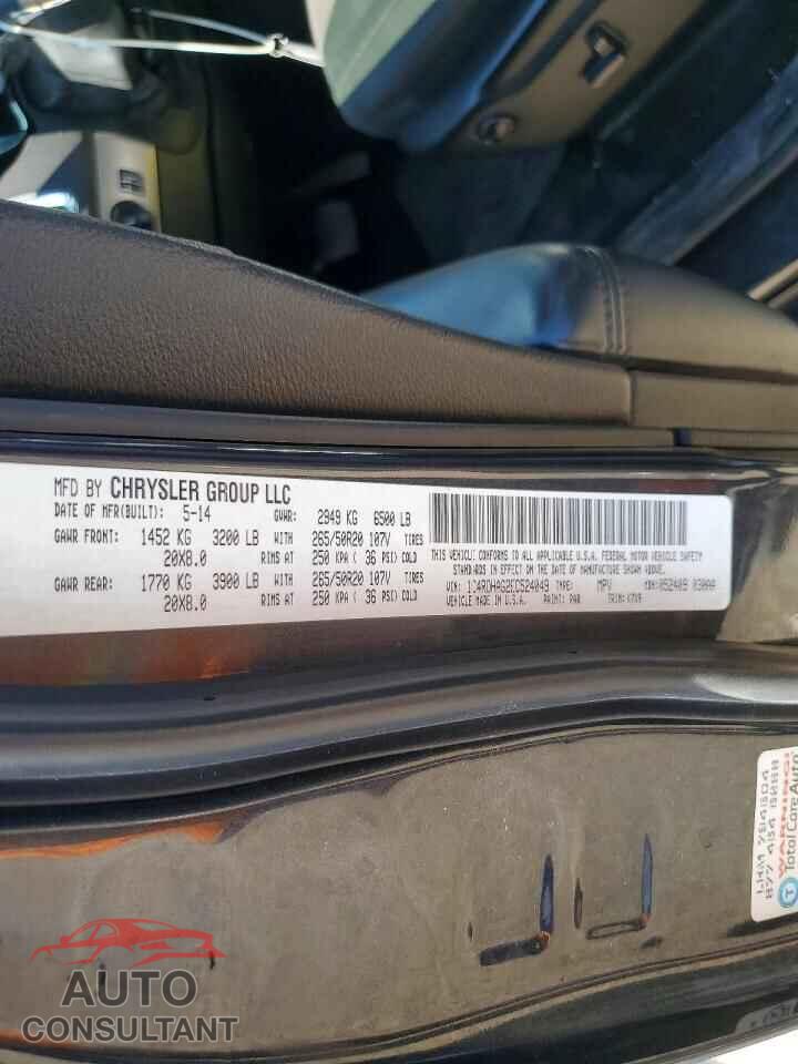DODGE DURANGO 2014 - 1C4RDHAG2EC524049