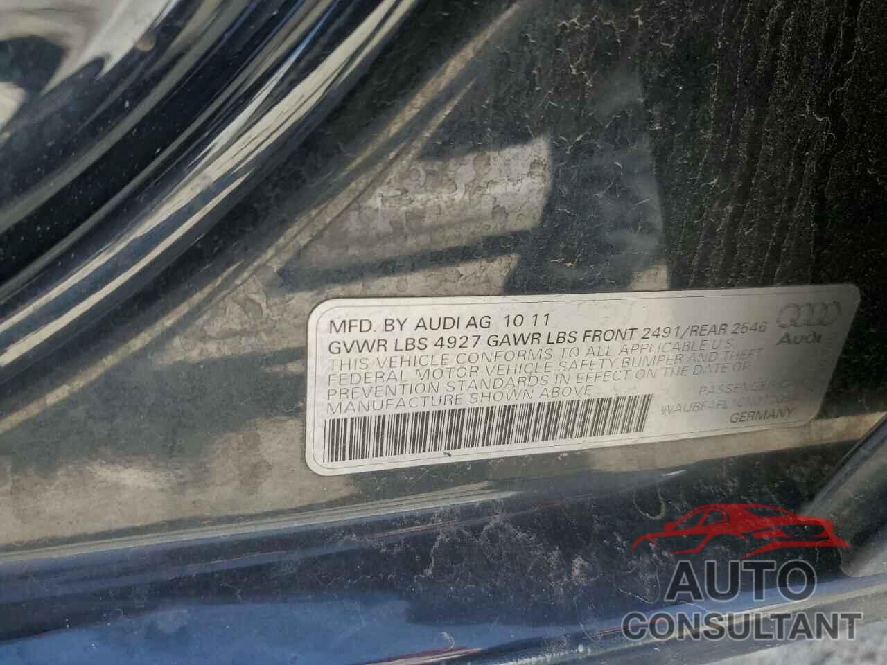 AUDI A4 2012 - WAUBFAFL1CN012094