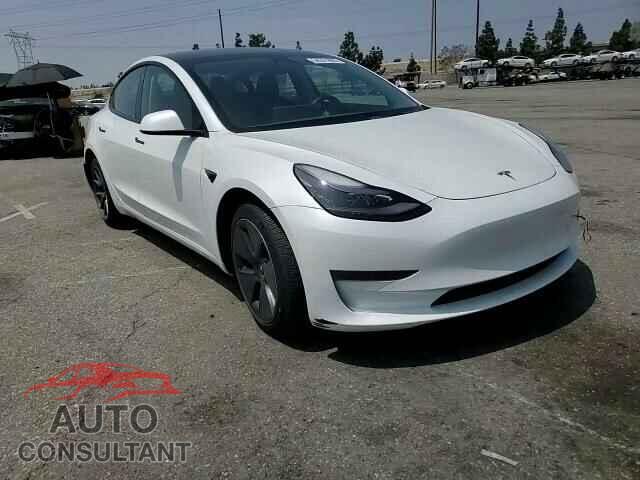 TESLA MODEL 3 2022 - 5YJ3E1EA2NF345366