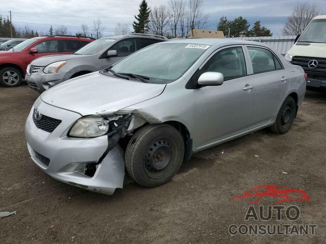 TOYOTA COROLLA 2009 - 2T1BU40E89C069165