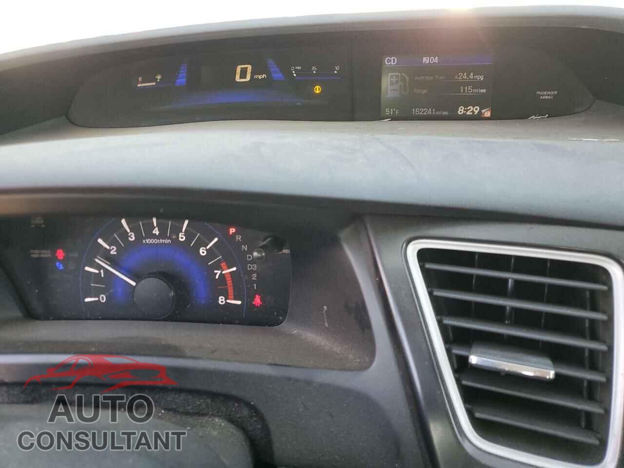 HONDA CIVIC 2013 - 19XFB2F55DE005016