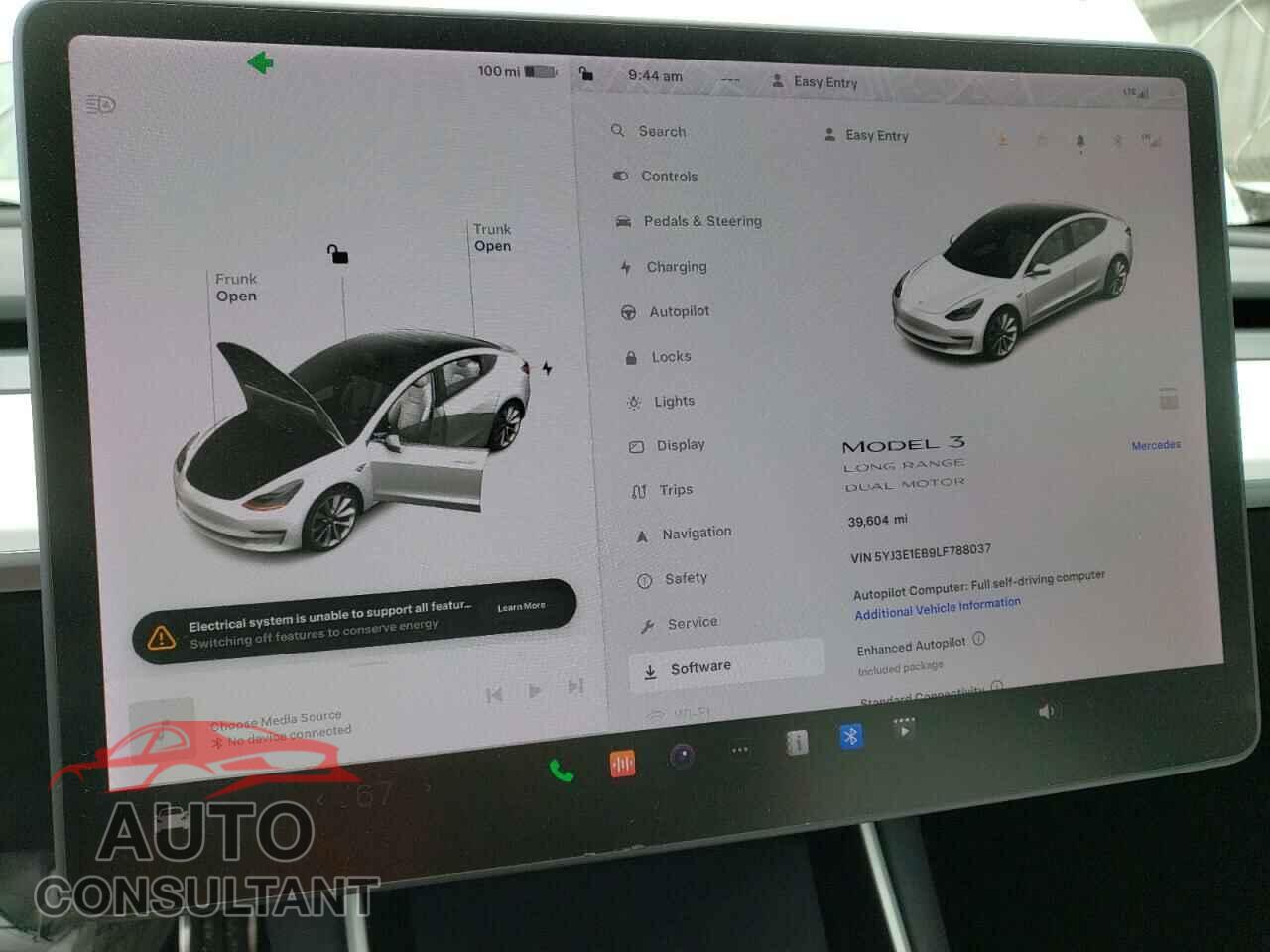TESLA MODEL 3 2020 - 5YJ3E1EB9LF788037