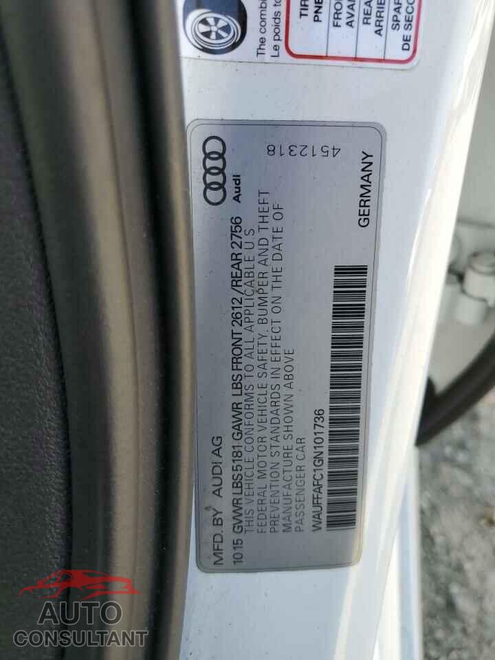 AUDI A6 2016 - WAUFFAFC1GN101736
