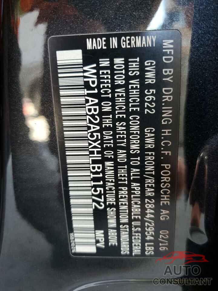 PORSCHE MACAN 2017 - WP1AB2A5XHLB11572