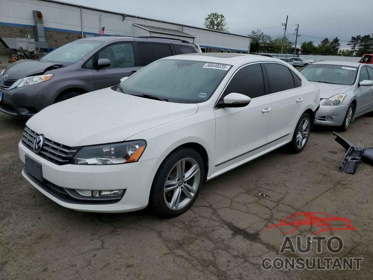 VOLKSWAGEN PASSAT 2012 - 1VWBN7A37CC038594