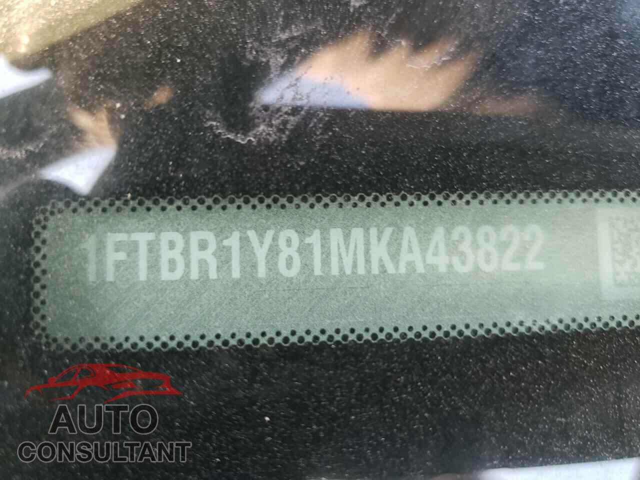 FORD TRANSIT 2021 - 1FTBR1Y81MKA43822
