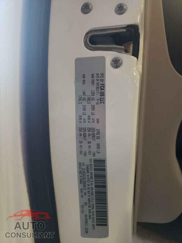 DODGE CARAVAN 2018 - 2C4RDGCG6JR360619