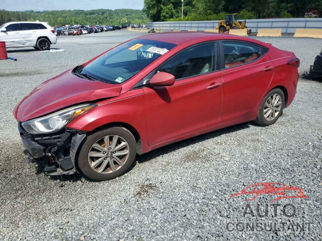 HYUNDAI ELANTRA 2015 - KMHDH4AEXFU252329