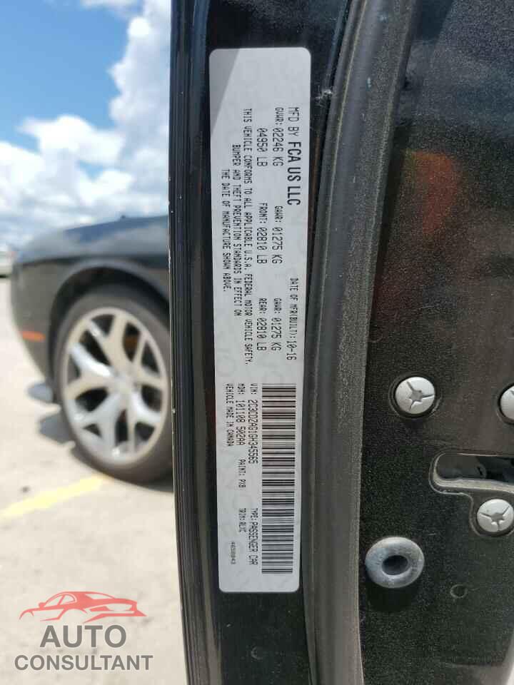 DODGE CHALLENGER 2016 - 2C3CDZAG1GH345565
