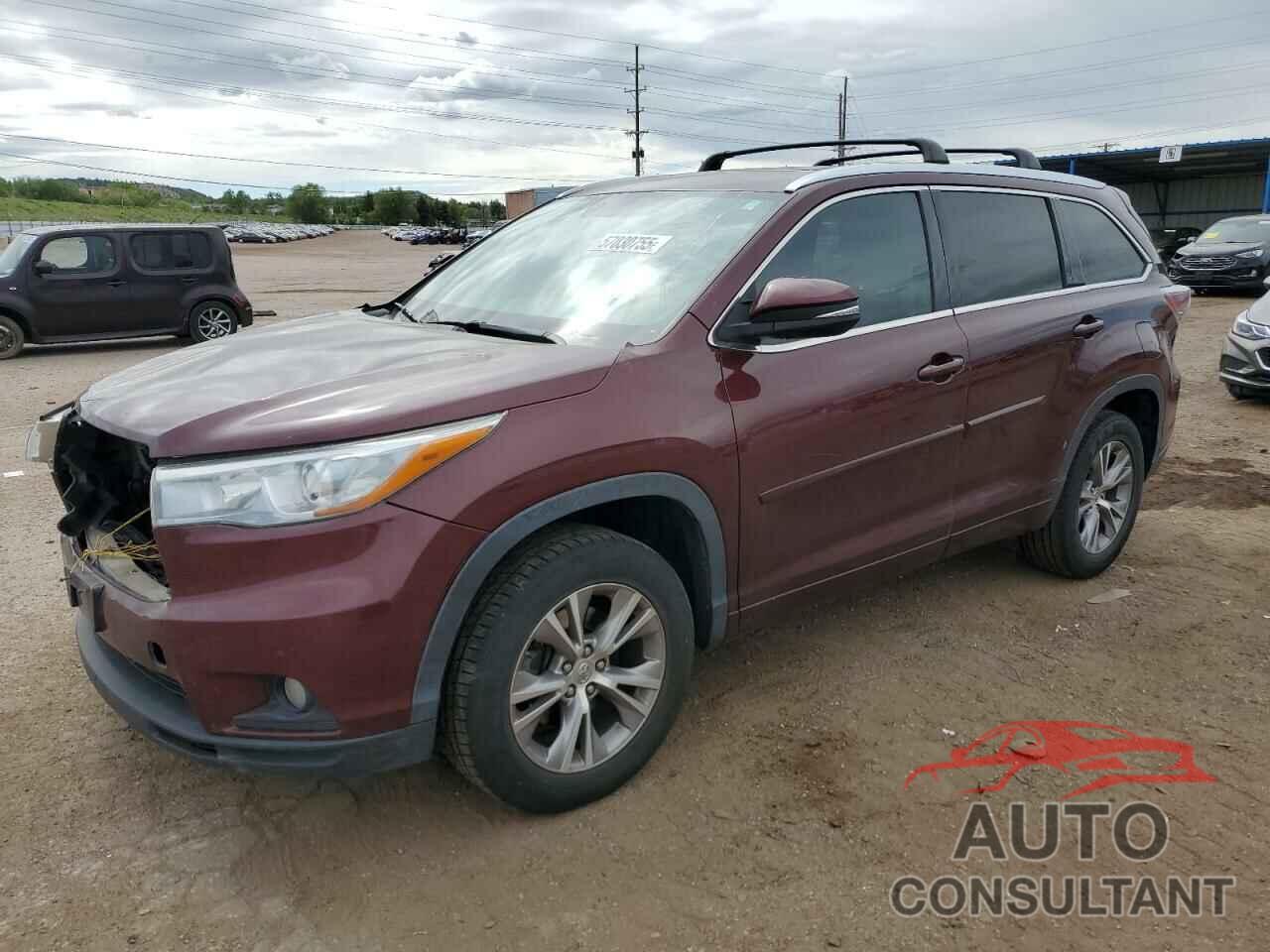 TOYOTA HIGHLANDER 2015 - 5TDKKRFH0FS097839