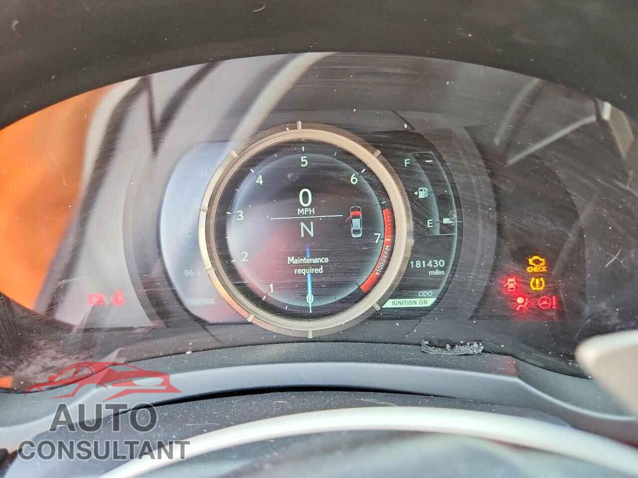 LEXUS IS 2014 - JTHBF1D21E5039553