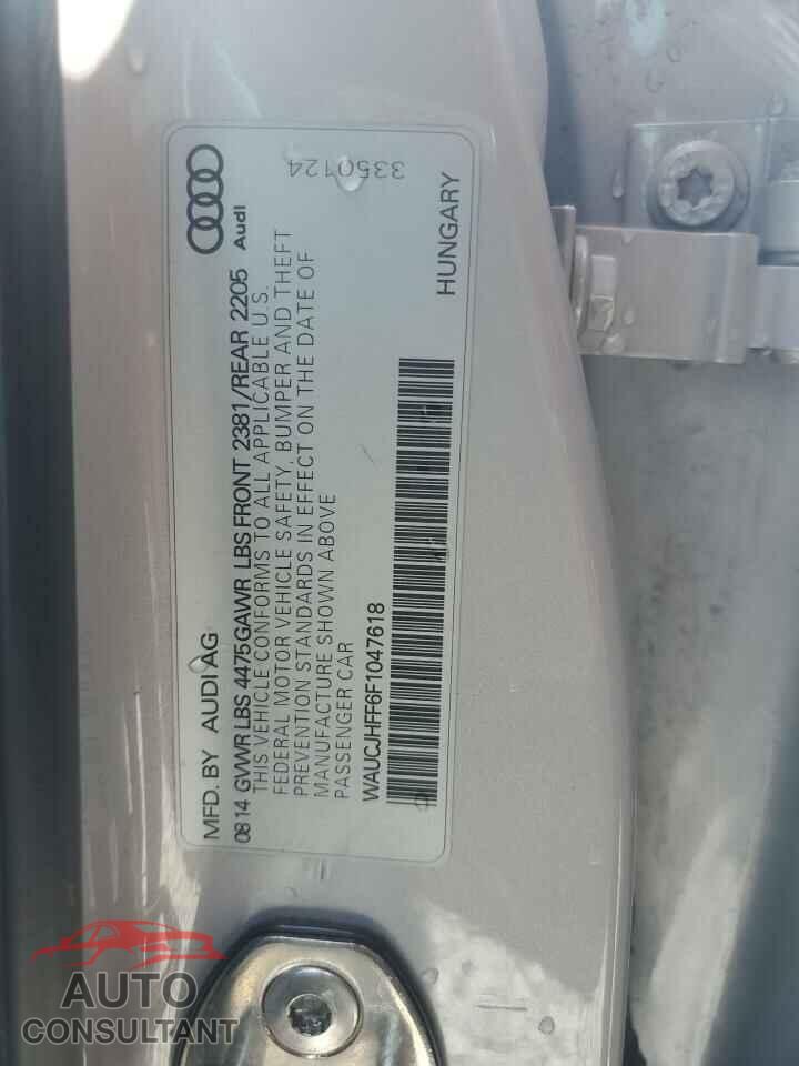 AUDI A3 2015 - WAUCJHFF6F1047618