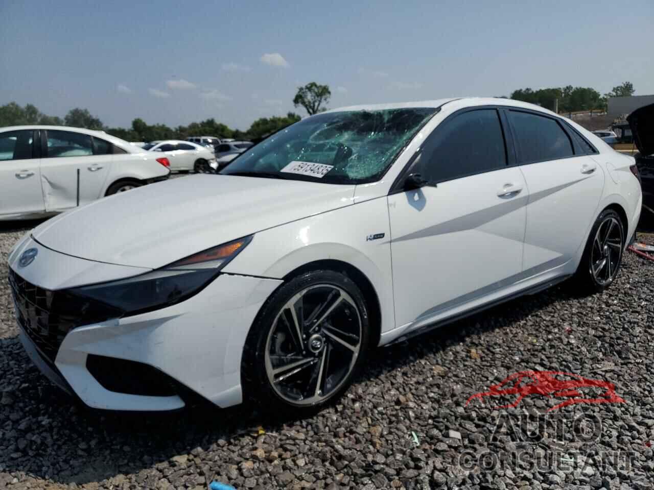 HYUNDAI ELANTRA 2021 - KMHLR4AF4MU106619