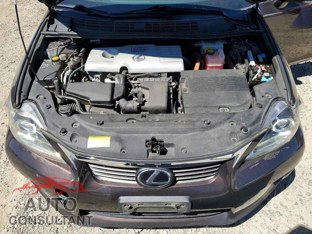 LEXUS CT 200 2012 - JTHKD5BH3C2111484