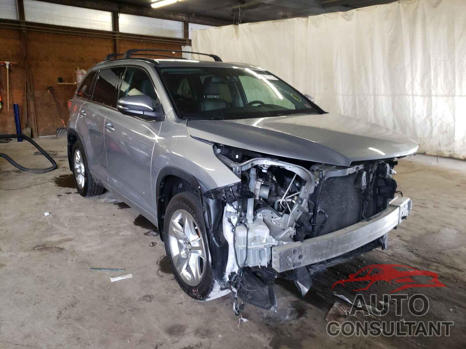 TOYOTA HIGHLANDER 2016 - 5TDDKRFH6GS238570