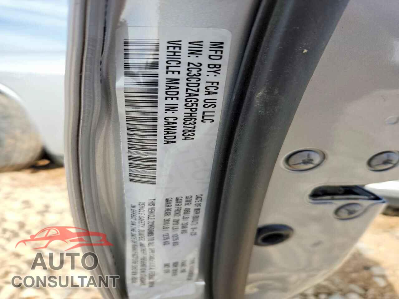 DODGE CHALLENGER 2023 - 2C3CDZAG5PH637834