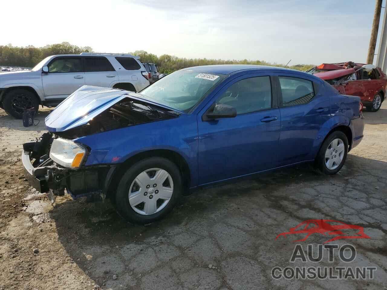 DODGE AVENGER 2012 - 1C3CDZAB1CN242894
