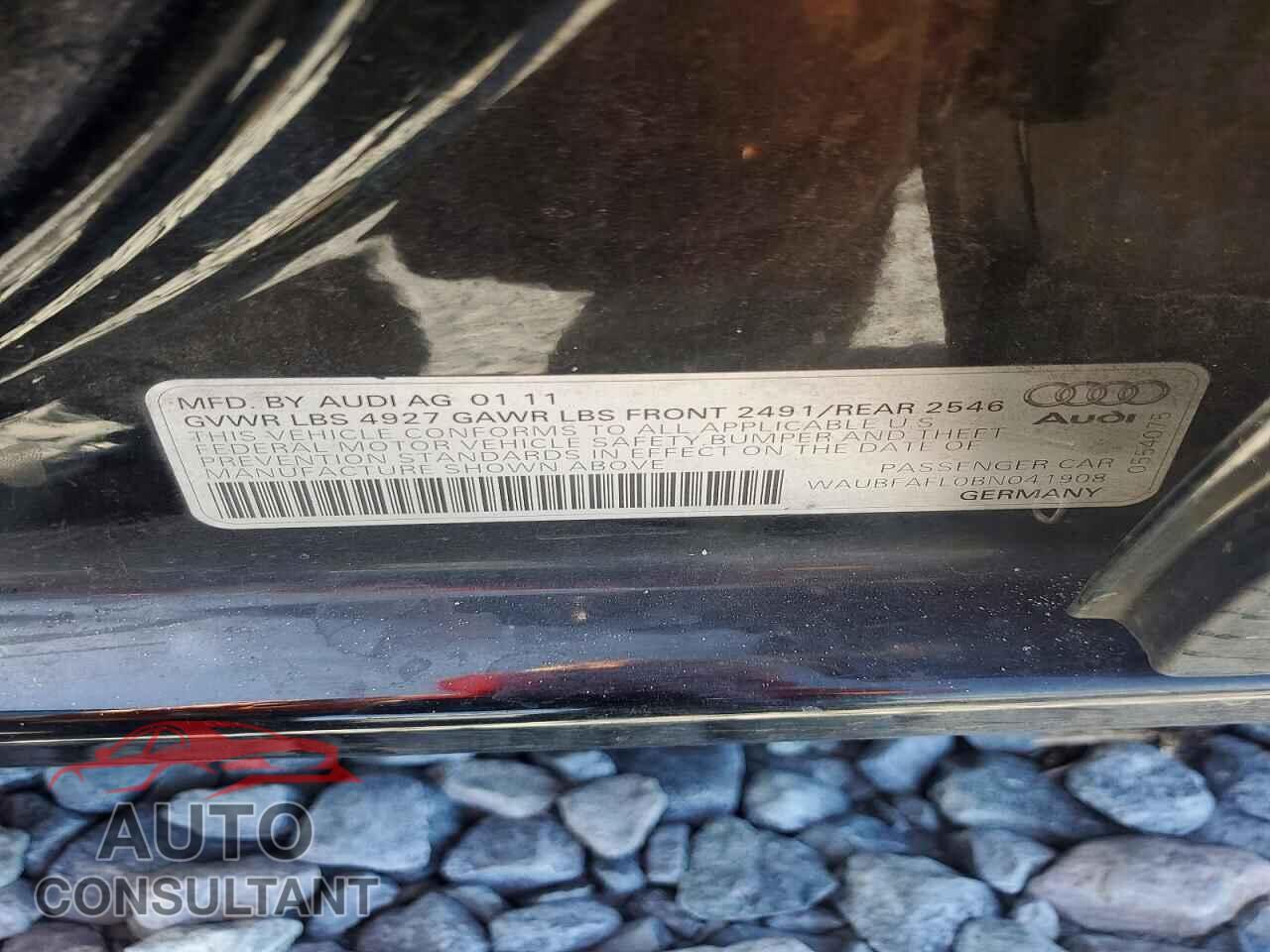 AUDI A4 2011 - WAUBFAFL0BN041908