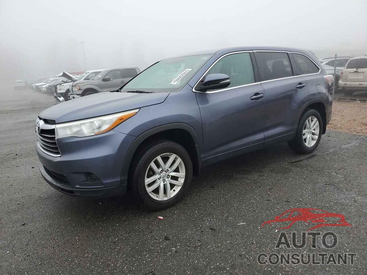 TOYOTA HIGHLANDER 2015 - 5TDBKRFH9FS108854