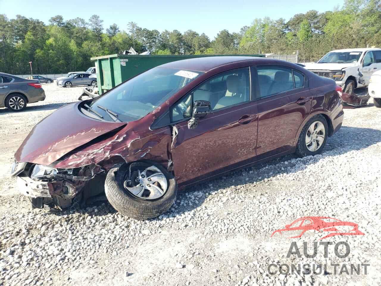 HONDA CIVIC 2013 - 19XFB2F58DE205582