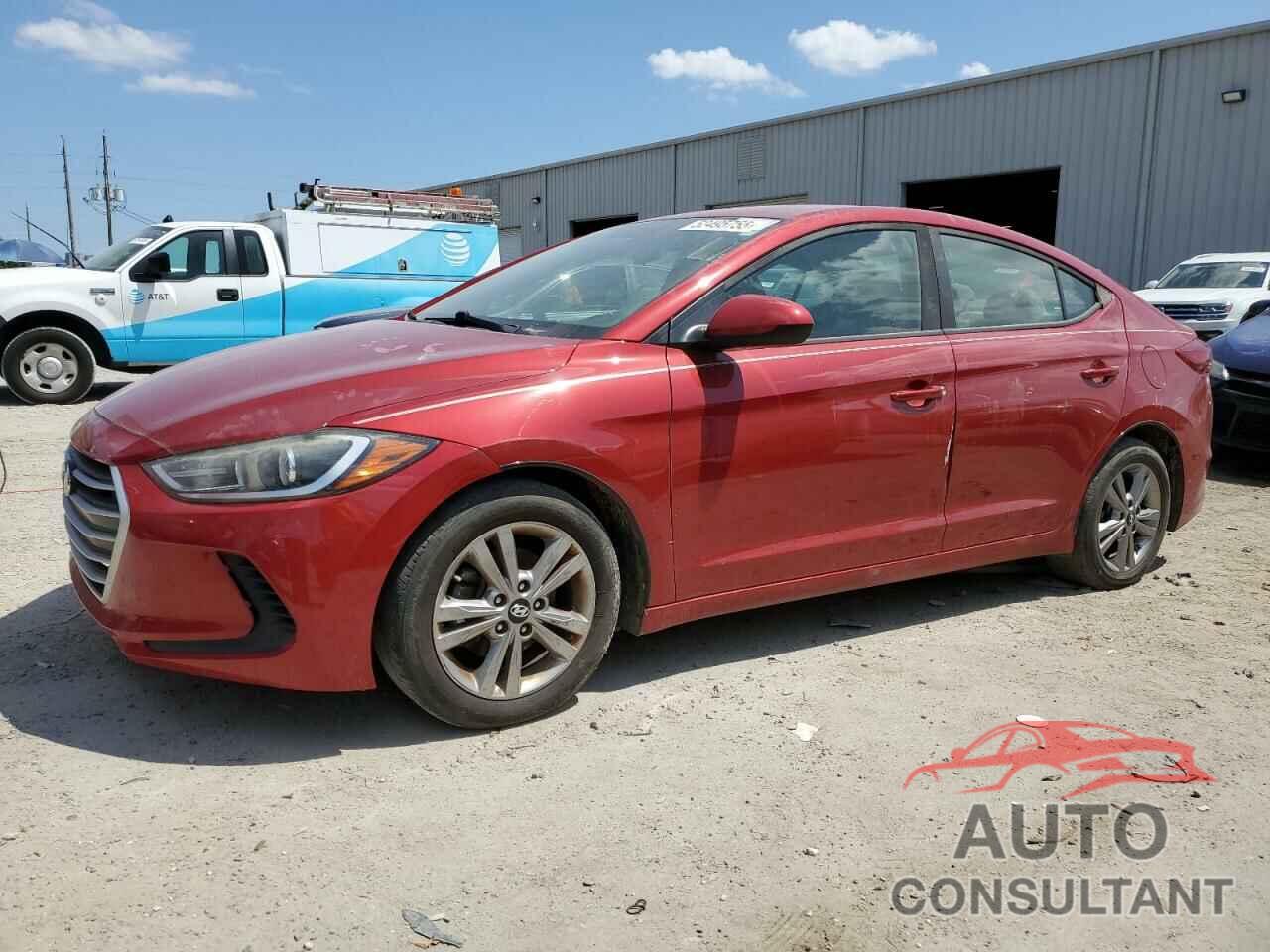 HYUNDAI ELANTRA 2017 - KMHD84LF7HU195385