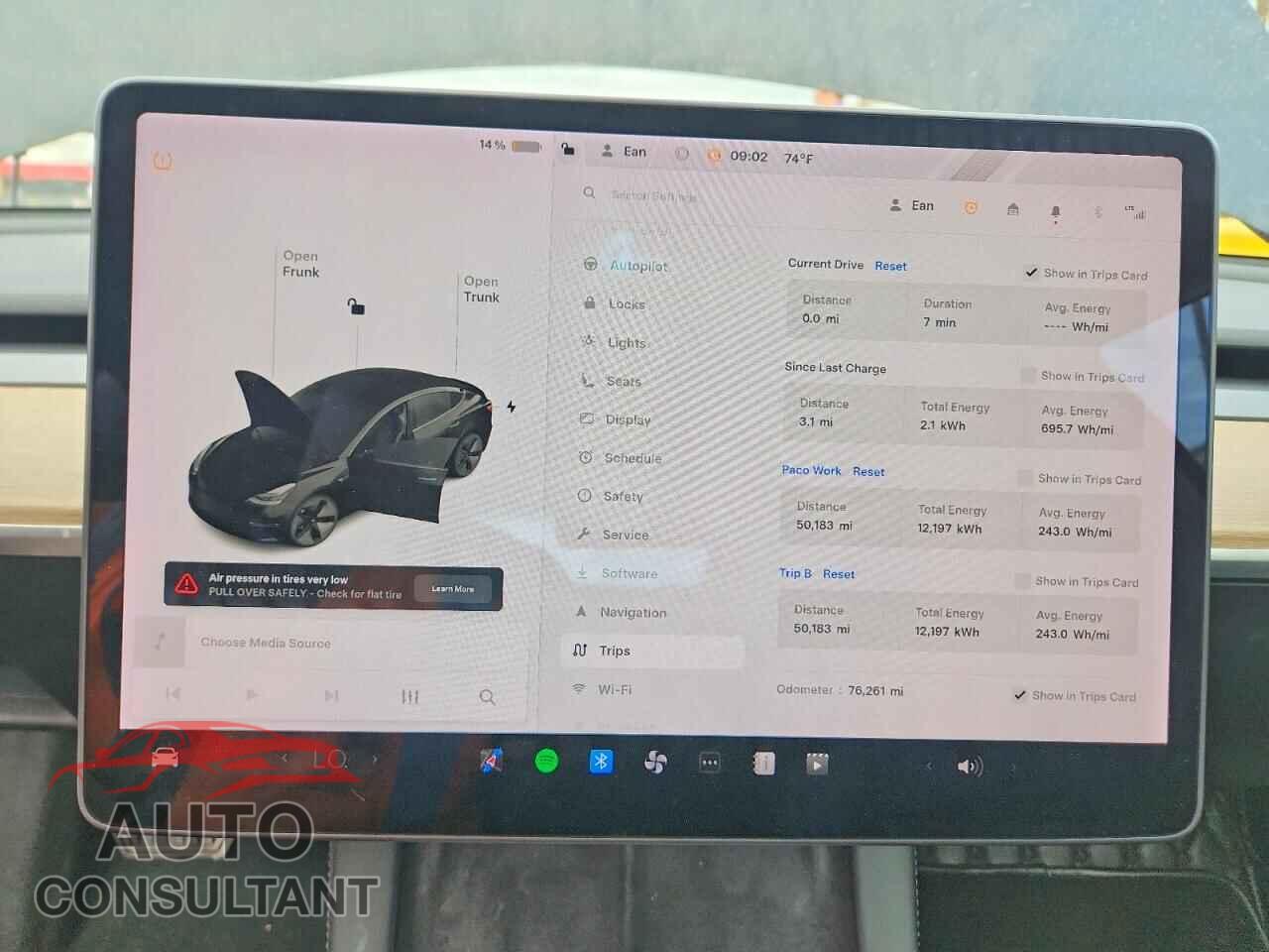 TESLA MODEL 3 2021 - 5YJ3E1EA7MF854433