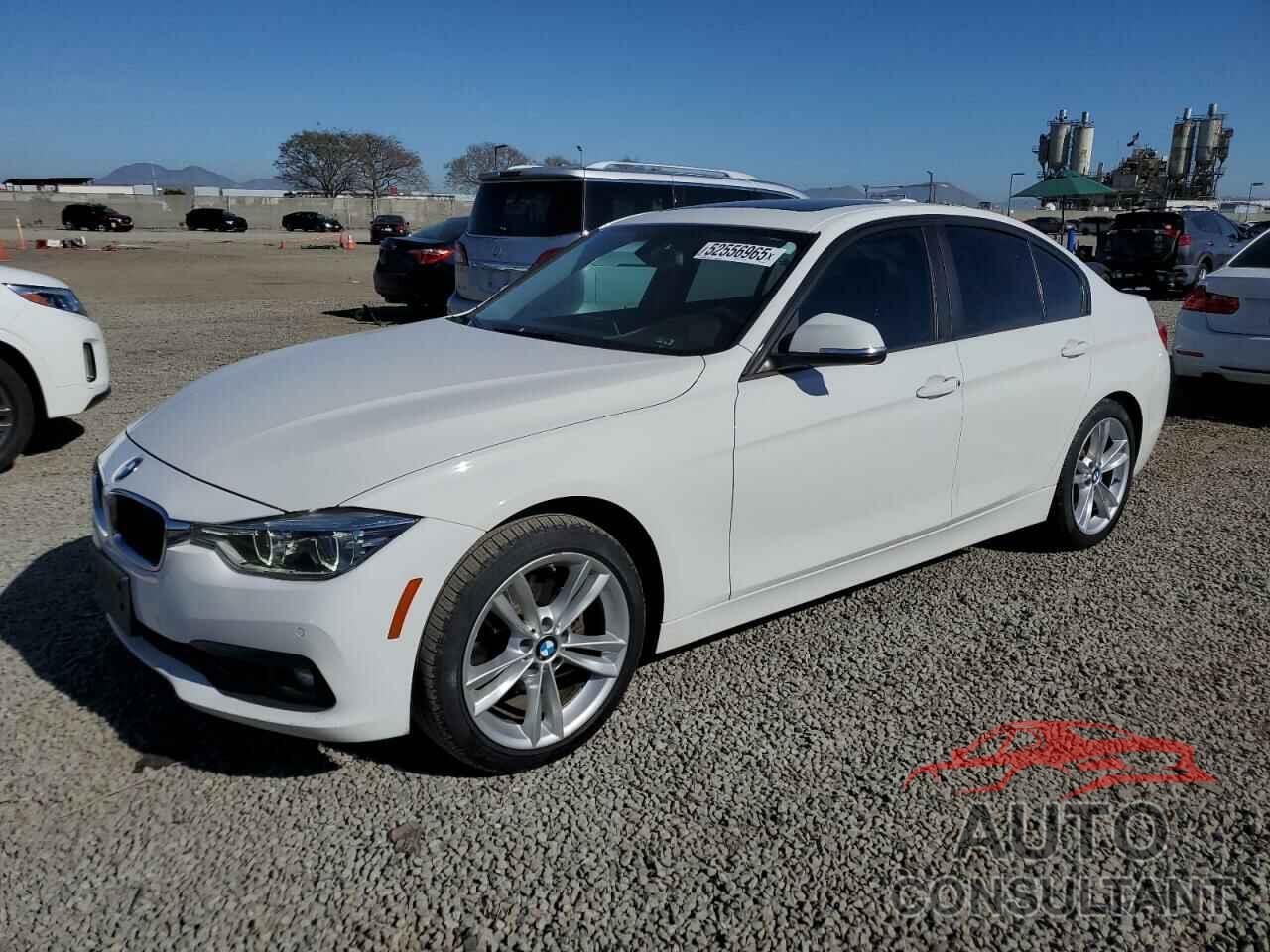 BMW 3 SERIES 2018 - WBA8E1G58JNU89471