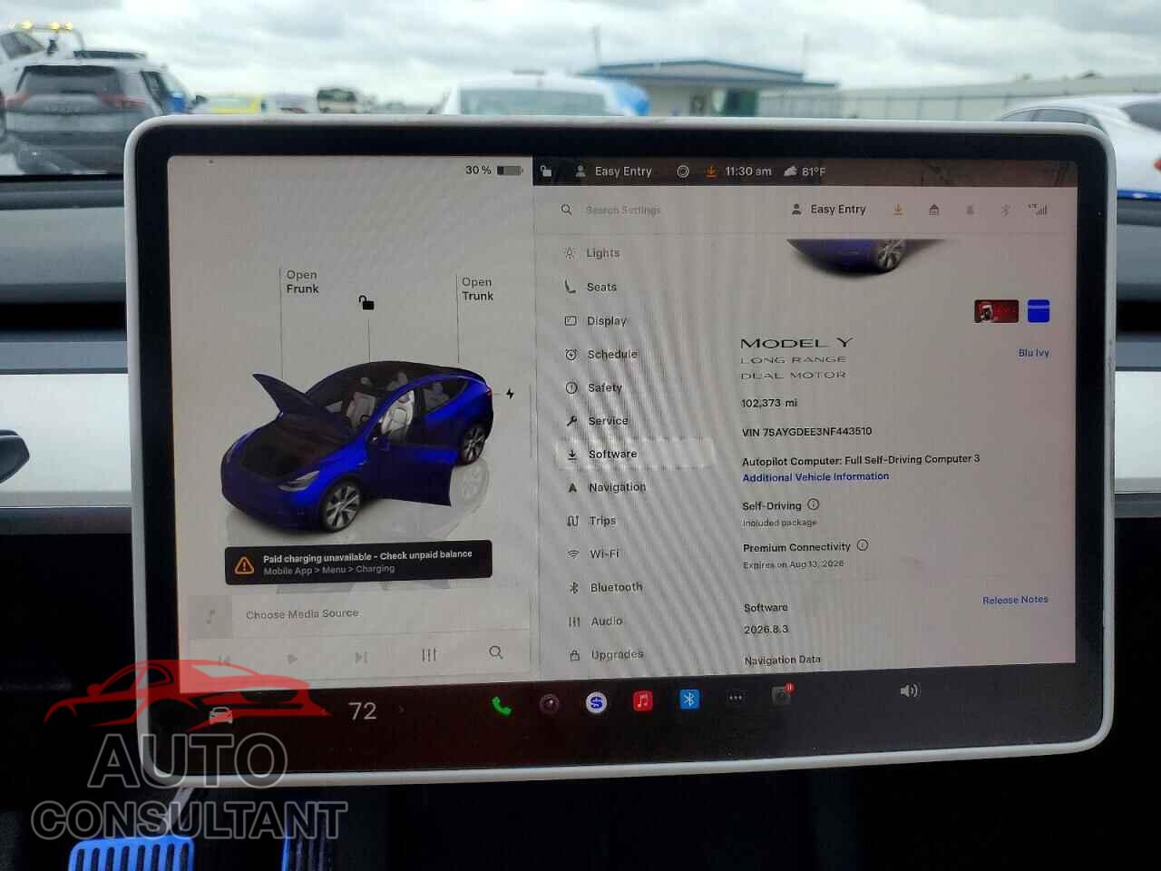 TESLA MODEL Y 2022 - 7SAYGDEE3NF443510