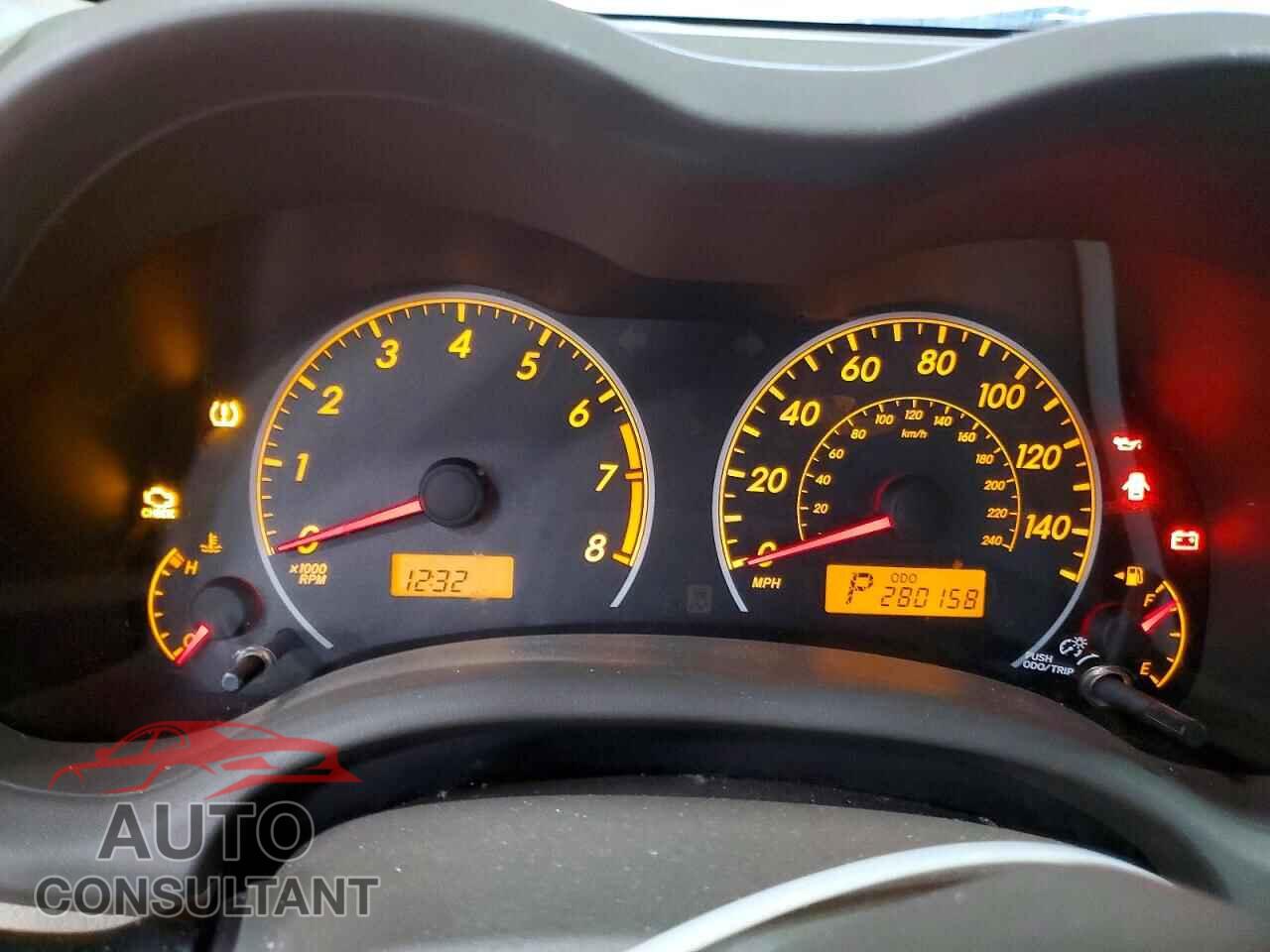 TOYOTA COROLLA 2009 - 2T1BU40E99C043237