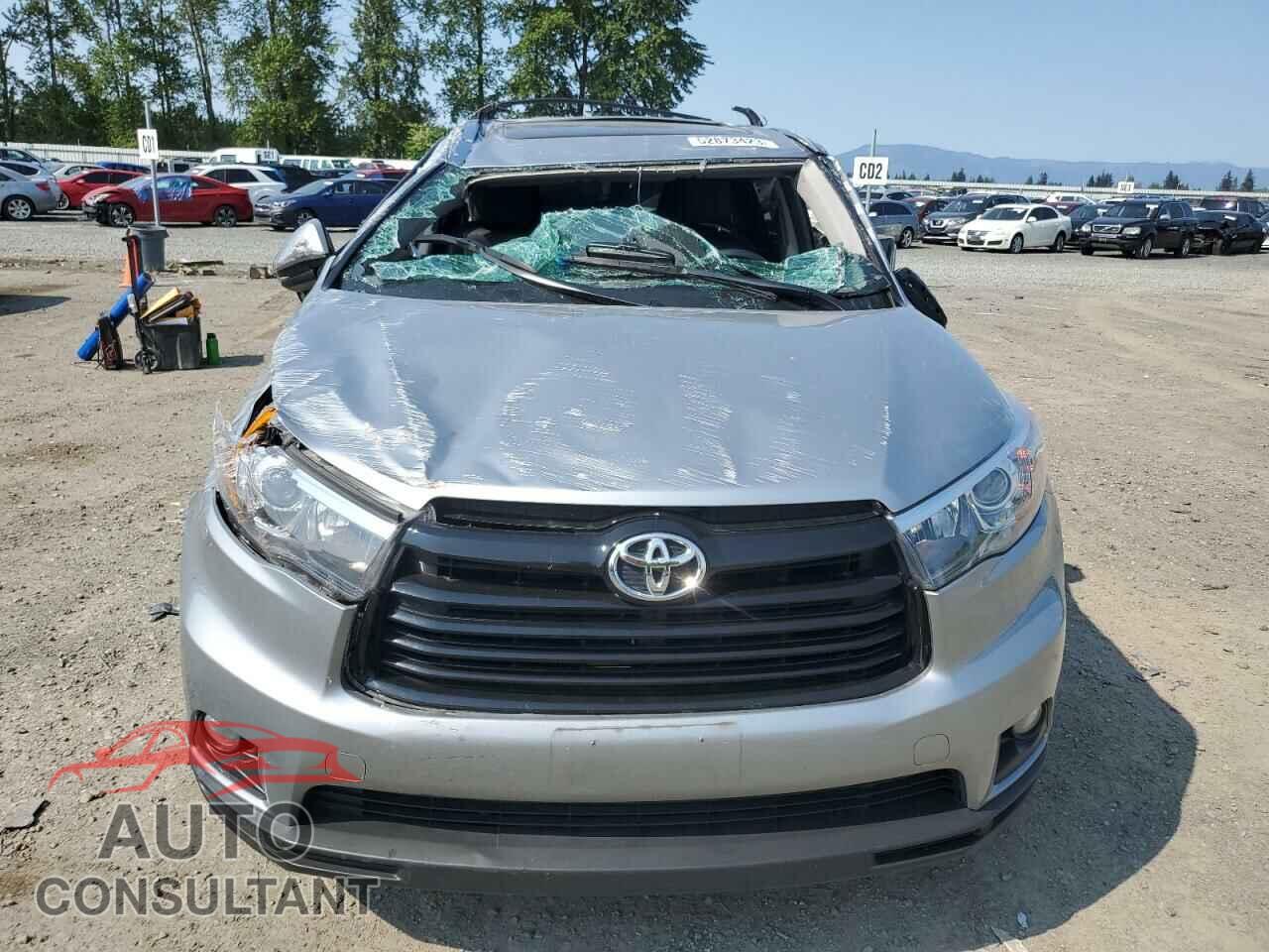 TOYOTA HIGHLANDER 2015 - 5TDJKRFH0FS177735