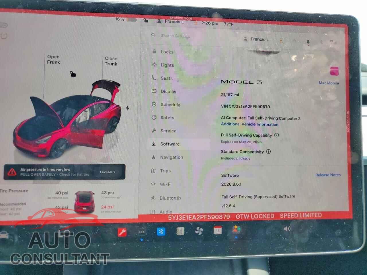 TESLA MODEL 3 2023 - 5YJ3E1EA2PF590879