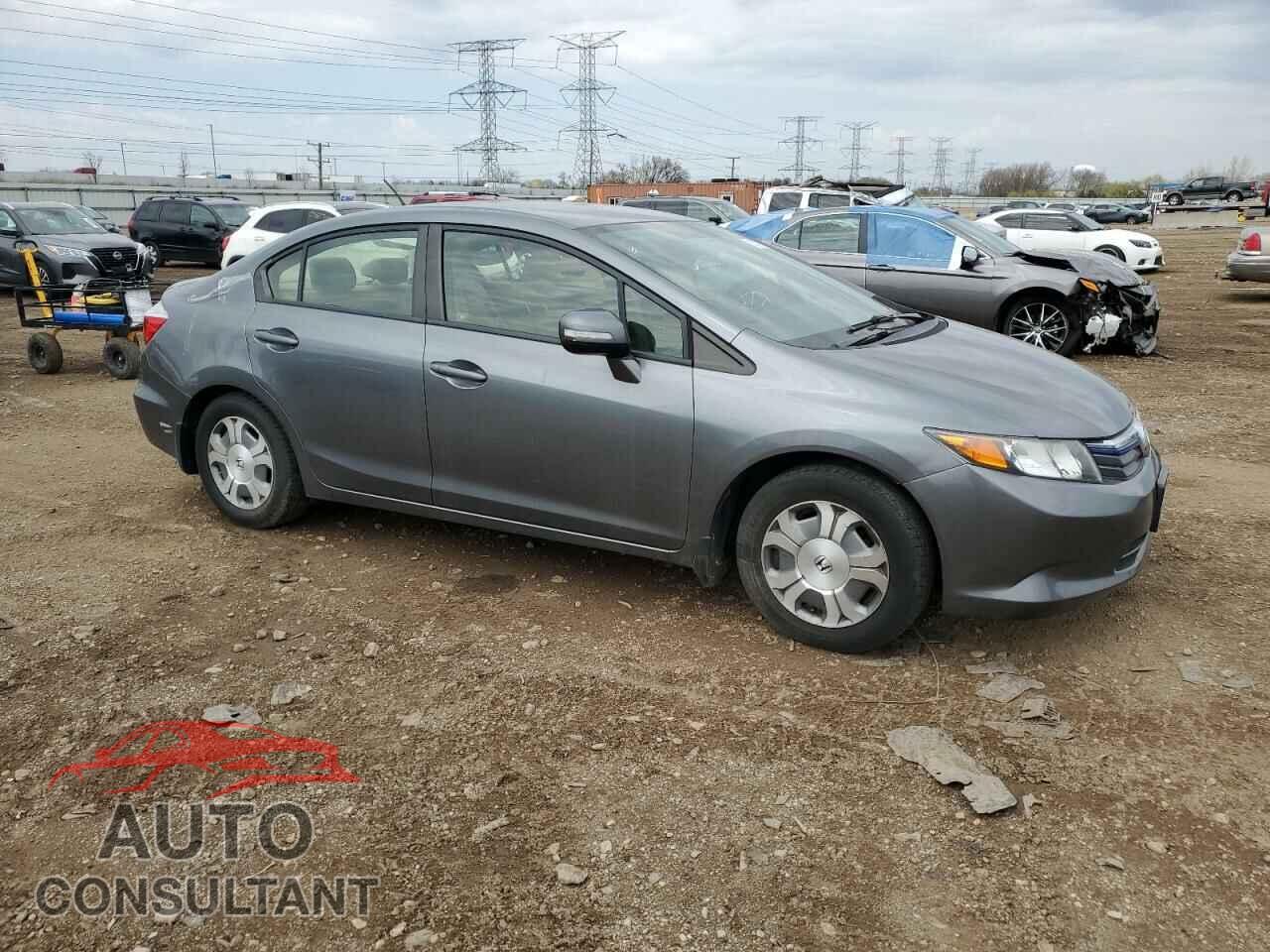 HONDA CIVIC 2012 - JHMFB4F22CS011397