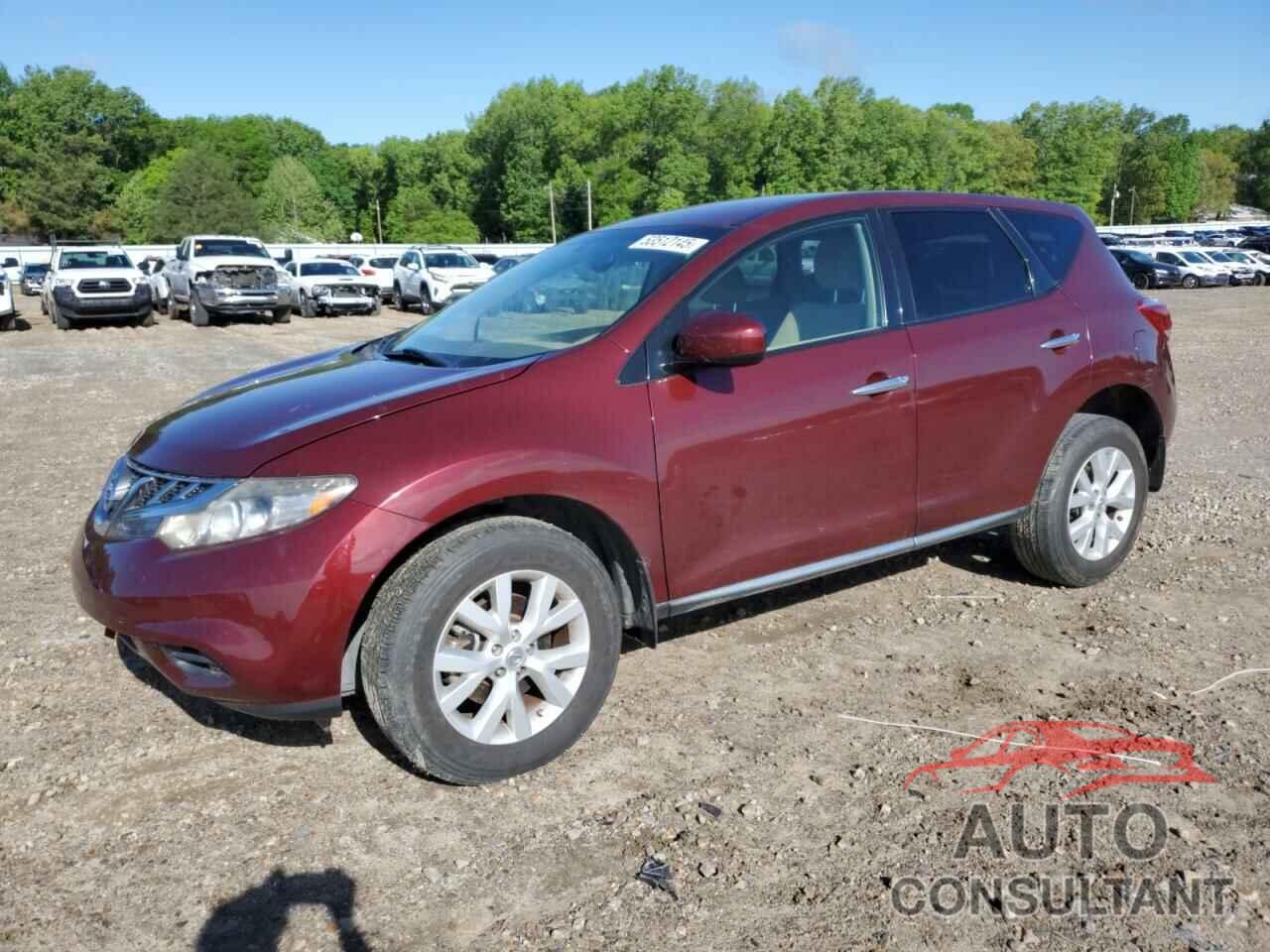 NISSAN MURANO 2012 - JN8AZ1MU7CW101295