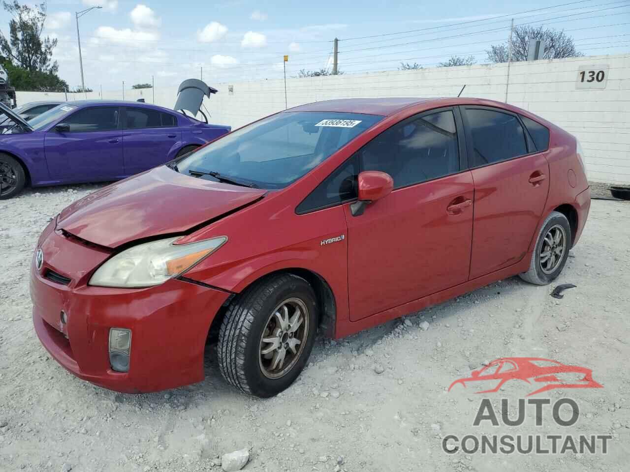 TOYOTA PRIUS 2010 - JTDKN3DUXA0124674