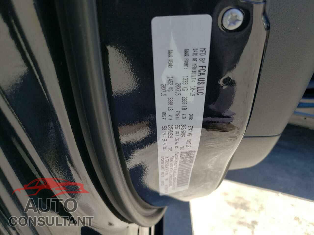 CHRYSLER PACIFICA 2020 - 2C4RC1GG8LR127273