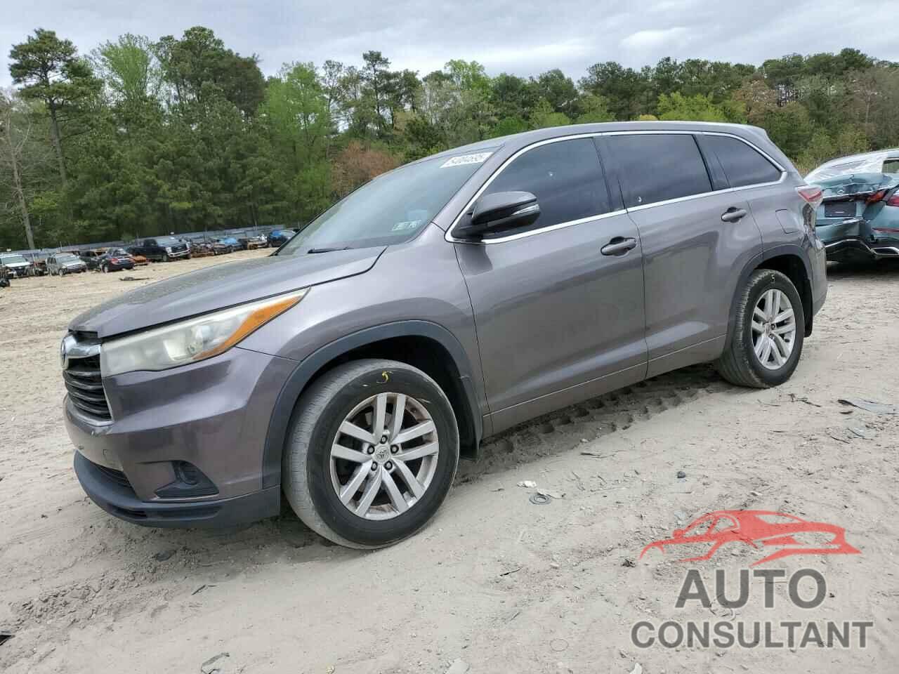 TOYOTA HIGHLANDER 2015 - 5TDBKRFH5FS173443