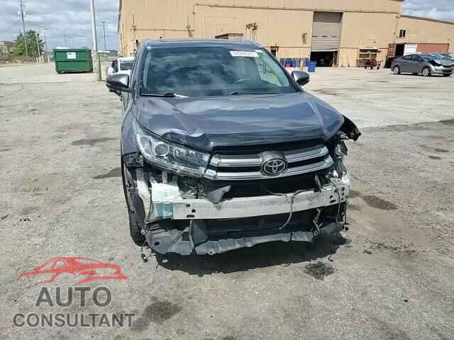 TOYOTA HIGHLANDER 2017 - 5TDDZRFH0HS459093