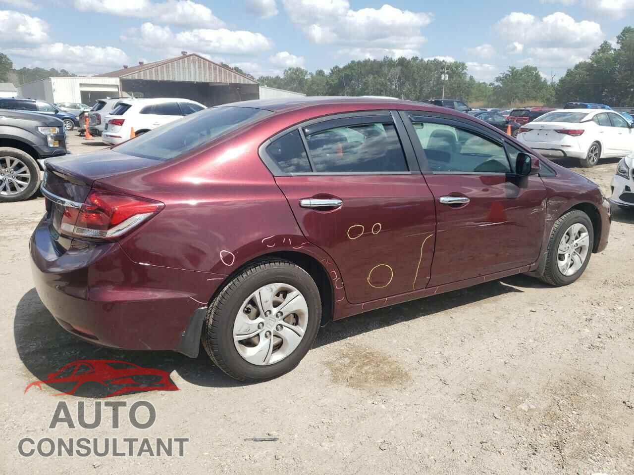 HONDA CIVIC 2013 - 19XFB2F56DE052474