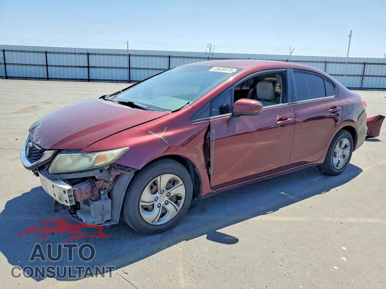 HONDA CIVIC 2014 - 2HGFB2E5XEH558530