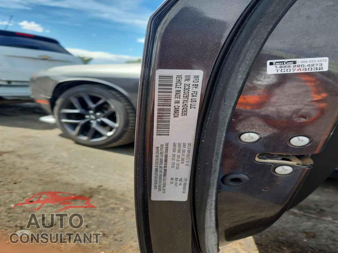 DODGE CHALLENGER 2020 - 2C3CDZBTXLH242635