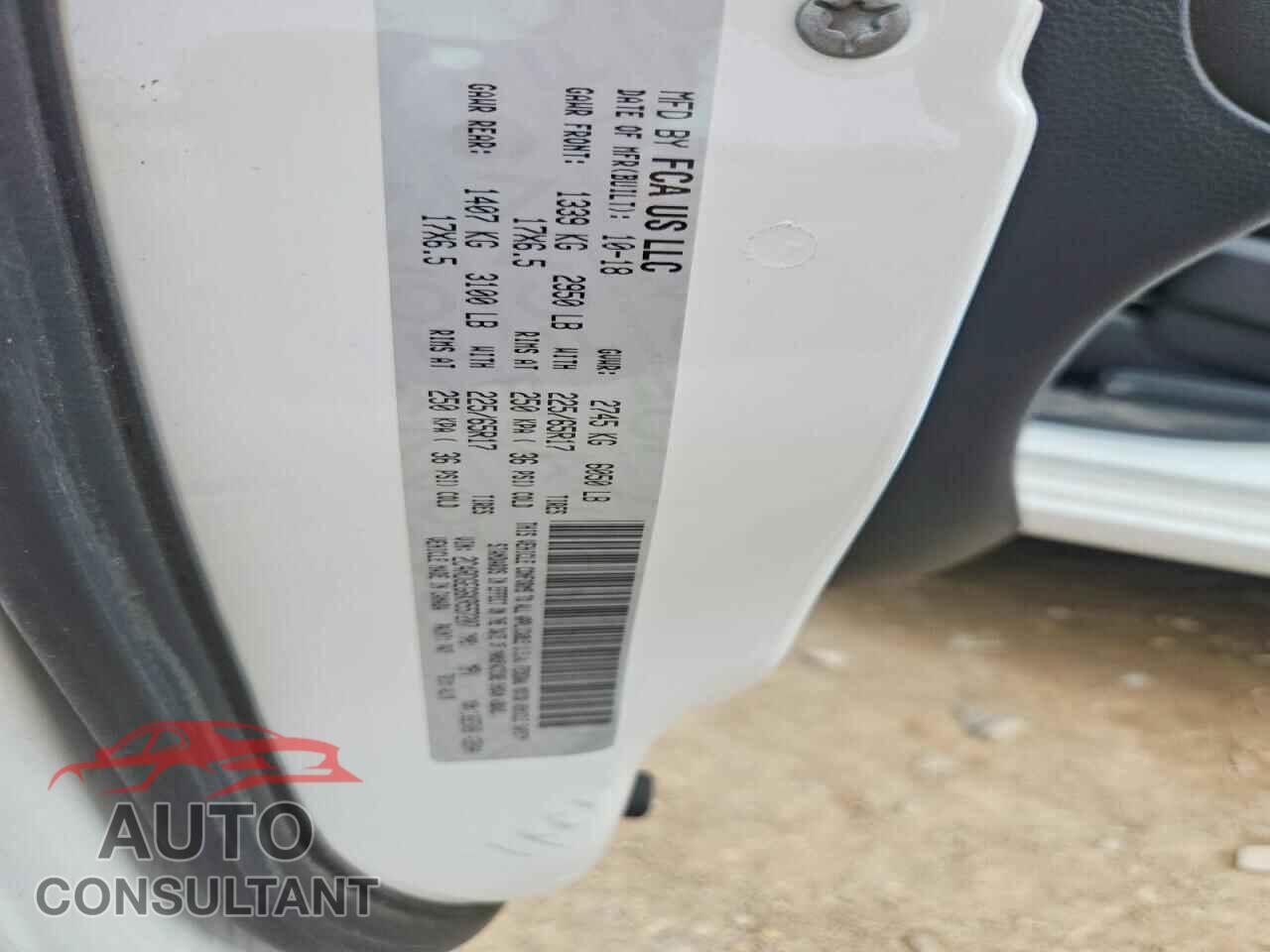 DODGE CARAVAN 2019 - 2C4RDGEG6KR557207