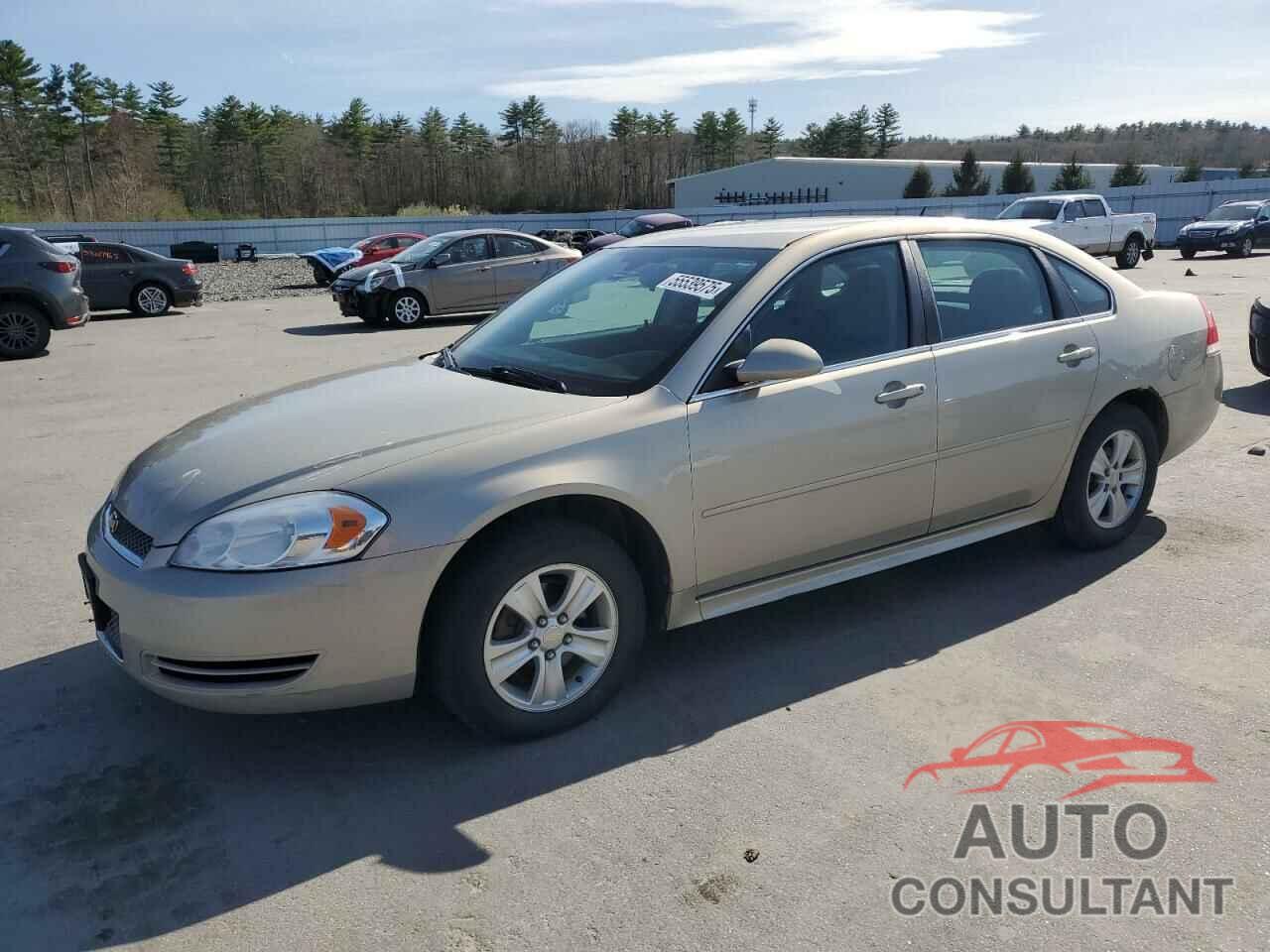 CHEVROLET IMPALA 2012 - 2G1WF5E38C1321777