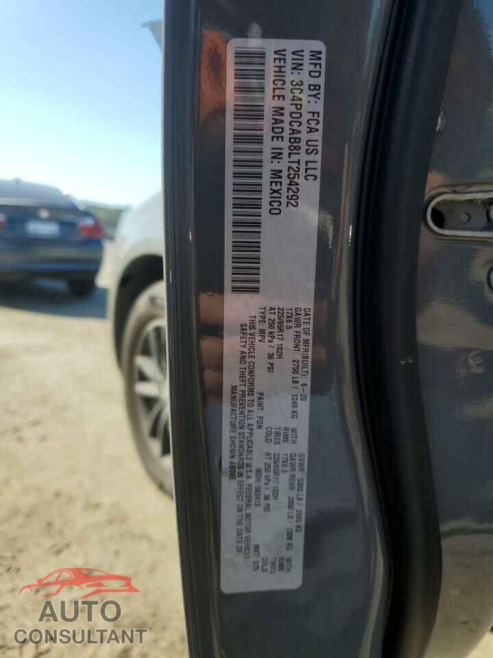 DODGE JOURNEY 2020 - 3C4PDCAB8LT254292