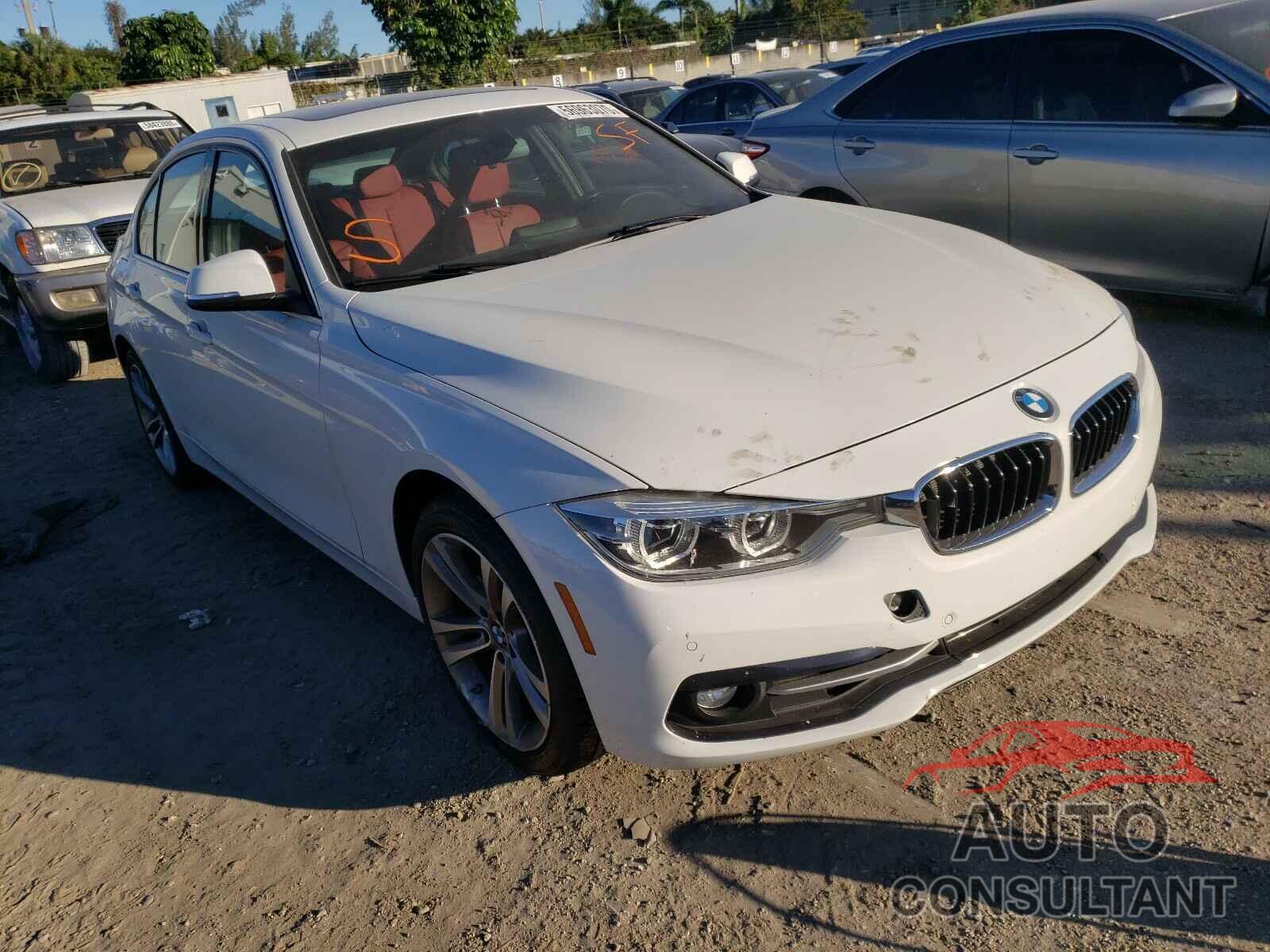 BMW 3 SERIES 2017 - WBA8B9G32HNU54215