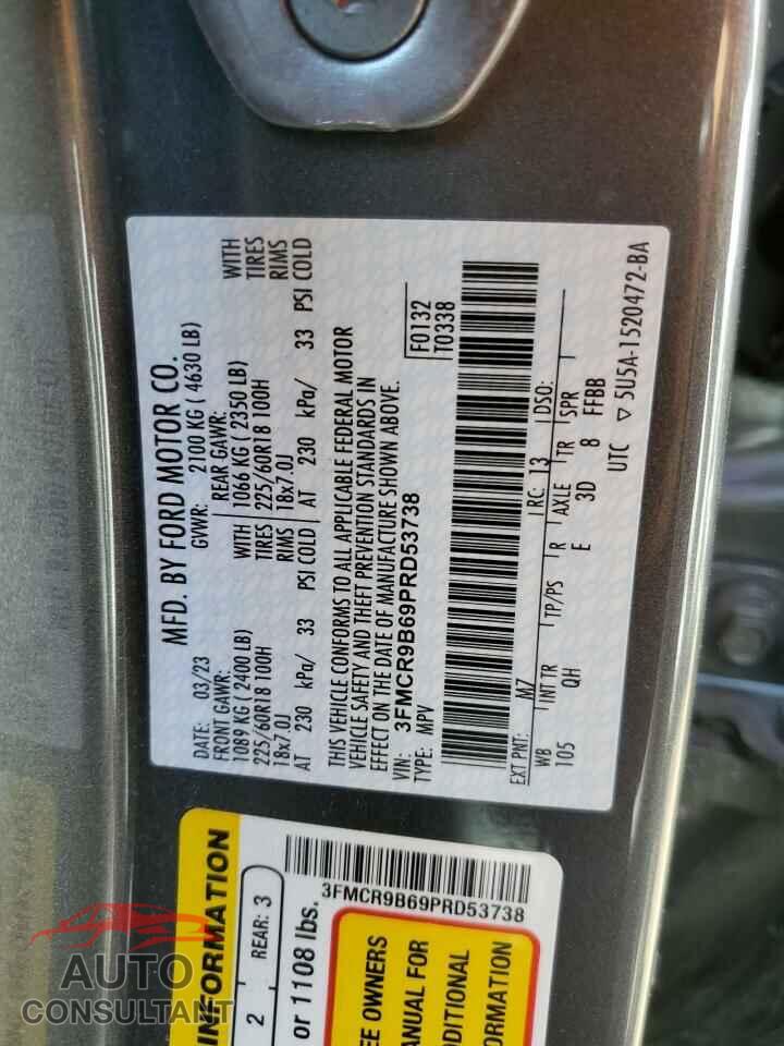 FORD BRONCO 2023 - 3FMCR9B69PRD53738