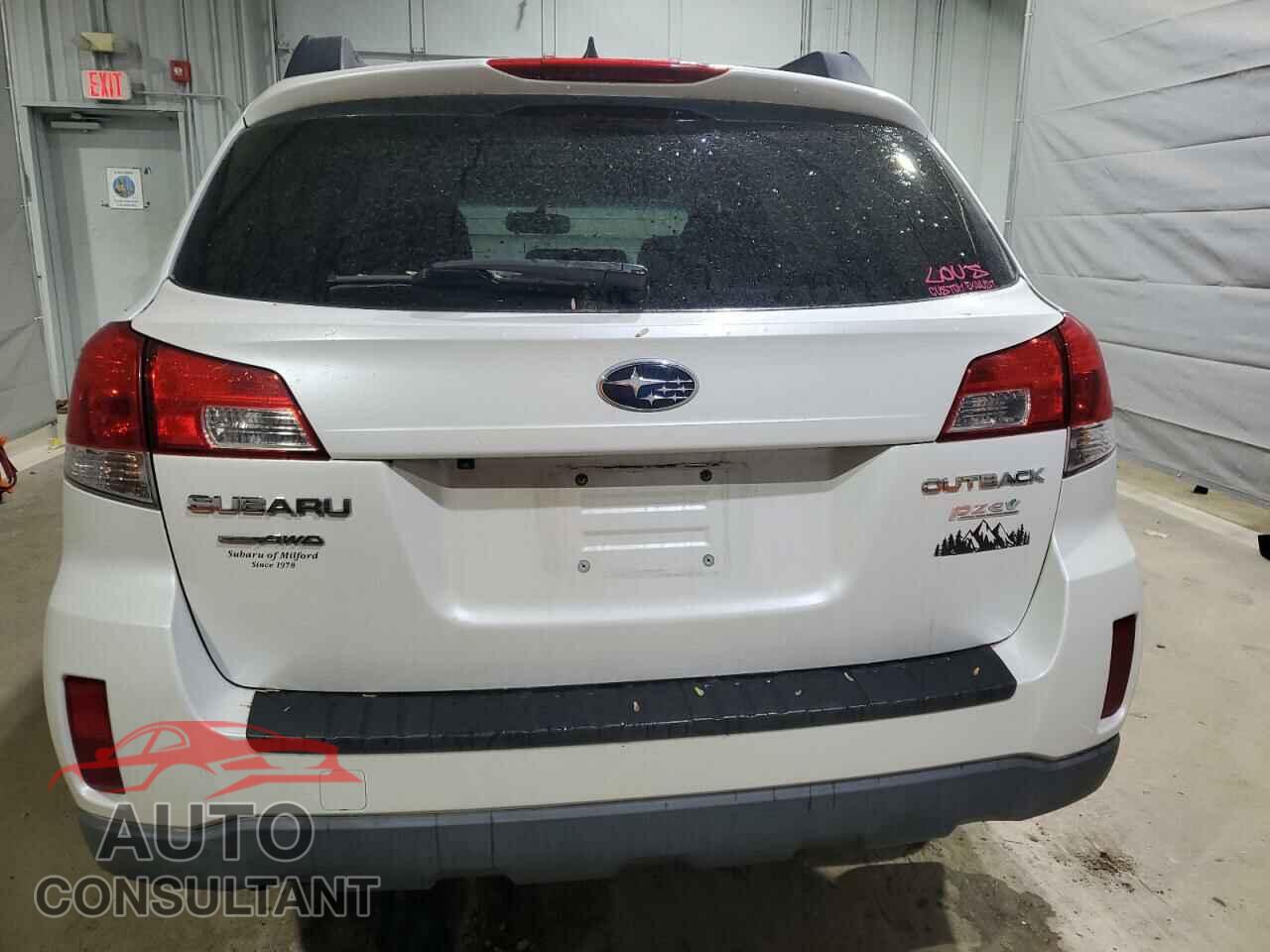 SUBARU OUTBACK 2012 - 4S4BRBLC0C3208037