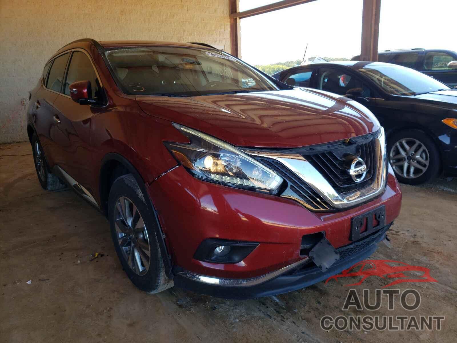 NISSAN MURANO 2018 - 5N1AZ2MG5JN141465